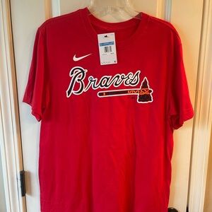 Men’s Nike Atlanta Braves T shirt-Matt Olson